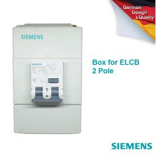 SIEMENS RCBO 2P 10mA Free บล็อกลอย Siemens