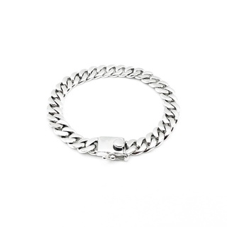 เลสข้อมือเนื้อเงินแท้ สร้อยข้อมือเงินห่วงโซ่ เลสเงินแท้ 925 : DSP 925 Sterling Silver Bracelets [CLSP0012]