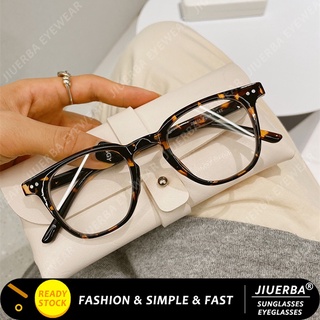 ภาพหน้าปกสินค้า(JIUERBA)COD แว่นตากรอบสี่เหลี่ยมแฟชั่นสไตล์เกาหลีขนาดเล็กแว่นกันแดดสีสันสดใสสำหรับผู้หญิง/ผู้ชาย ที่เกี่ยวข้อง