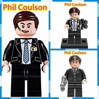 ของเล่นบล็อกตัวต่อเลโก้ Marvel Phil Coulson ขนาดเล็ก สําหรับเด็ก