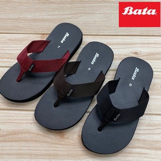 สินค้า Bata รองเท้าแตะหูคีบ (99฿) 5-10  สีดำ/ แดง /น้ำตาล หช