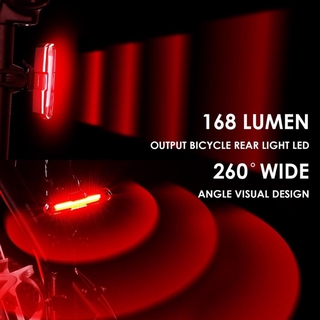 ภาพหน้าปกสินค้าไฟ LED ไฟท้าย ติดรถ ติดหมวก Rear LED Multi Lighting Mode Tail for Bicycle, Bike and Scooter ที่เกี่ยวข้อง