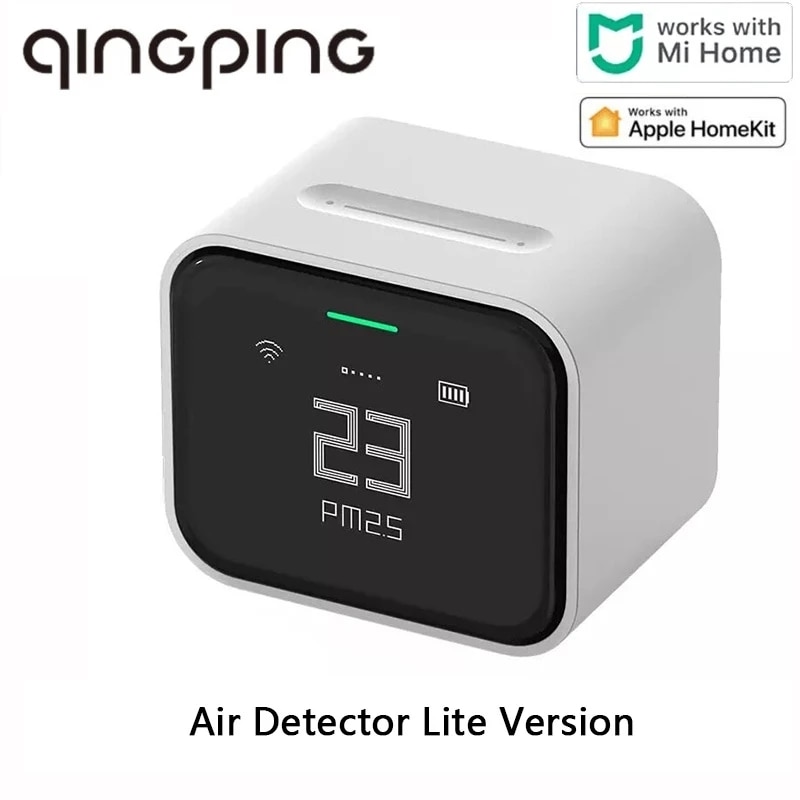 Qingping Air Detector Lite Retina Touch IPS Screen Mobile Touch ...