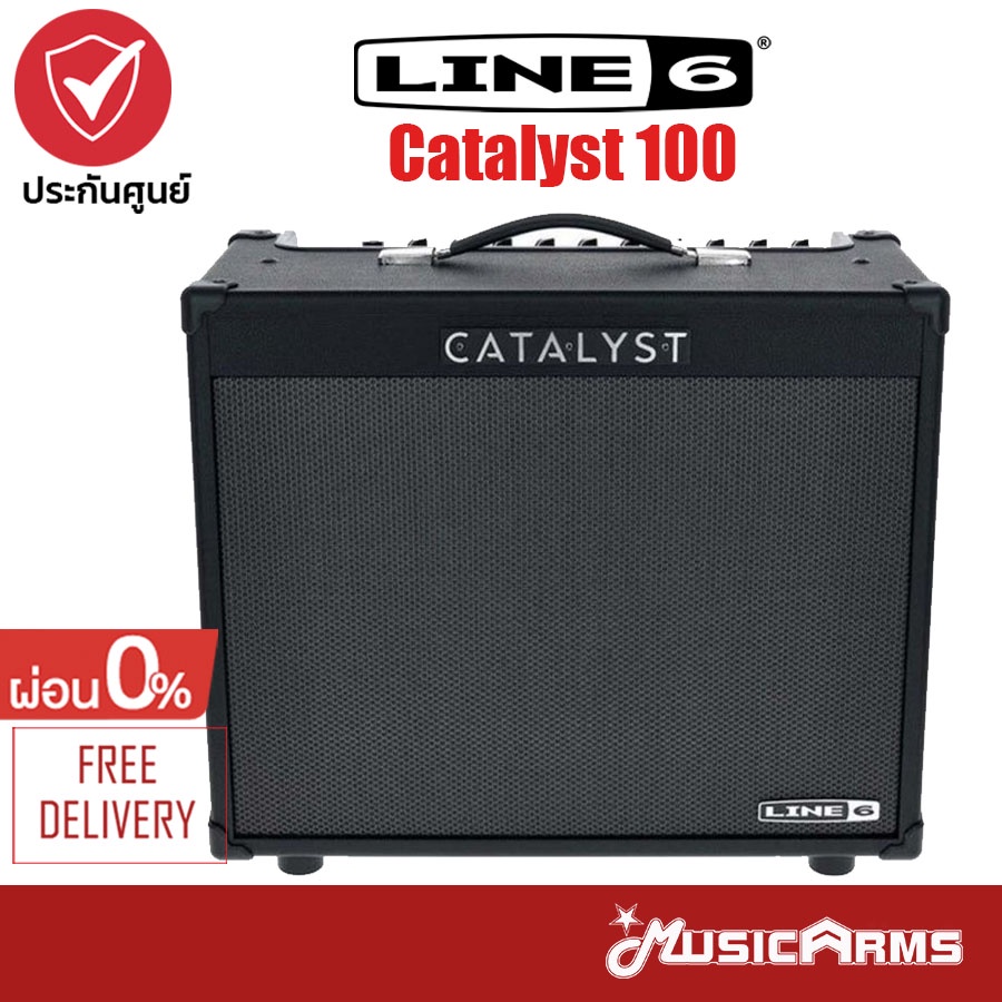 Line 6 Catalyst 100 Guitar Amps แอมป์กีตาร์ไฟฟ้า ประกันศูนย์ 1 ปี Music ...