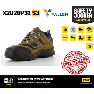 สินค้า ลดราคาเคลียร์สต็อก ลอตปี 2018 SAFETY JOGGER \"X2020P31\"  รองเท้าเซฟตี้ หุ้มส้น หัวเหล็ก พื้นพียูเกรดพรีเมี่ยม พร้อมส่่ง