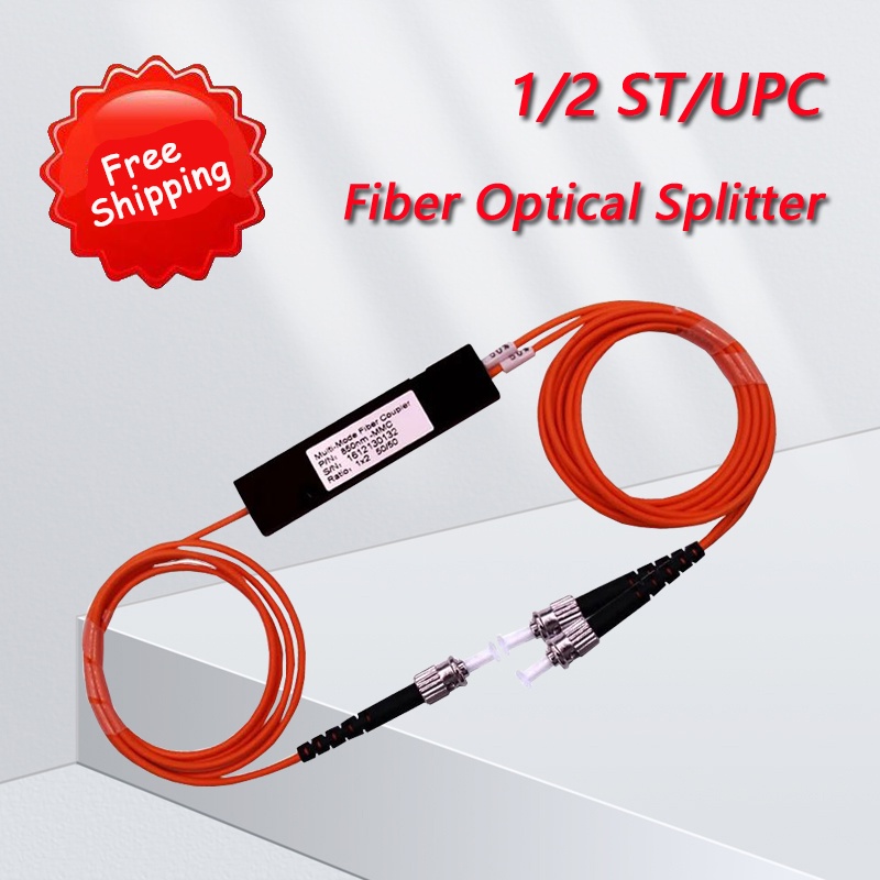 Free Shipping Multimode Fiber Optic Splitter 850/1350nm 62.5/125 MM 50/