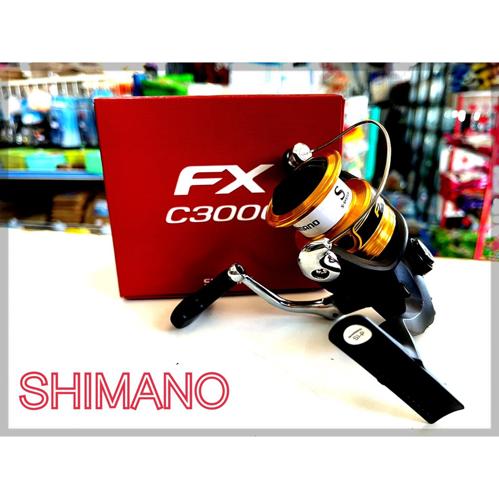 รอกตกปลา-shimano-fx-new-2019-รอก-ชิมาโน่-fx4000-fx-c3000