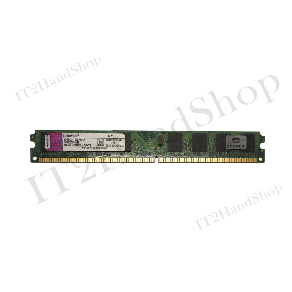 RAM 2GB Kingston S/N Kvr800d2n5/2g DDR2(800) | Shopee Thailand