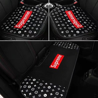 [จัดส่งด่วน] # 🚌cartoon car seat cushion cover for main and co-pilot rear car cushion breathable non-slip washable cush