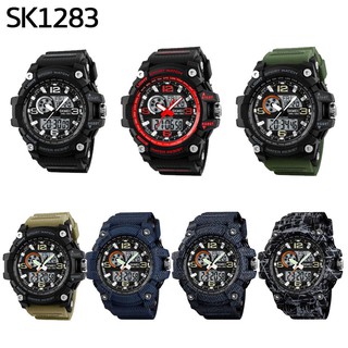 สินค้า SKMEI 1283 นาฬิกาข้อมือ นาฬิกาสปอร์ต นาฬิกากีฬา ระบบดิจิตอล กันน้ำ ของแท้ 100%
