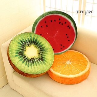 AG Soft Round Pillow Plush Cushion Orange Kiwi Watermelon Fruit Toys Seat Pad