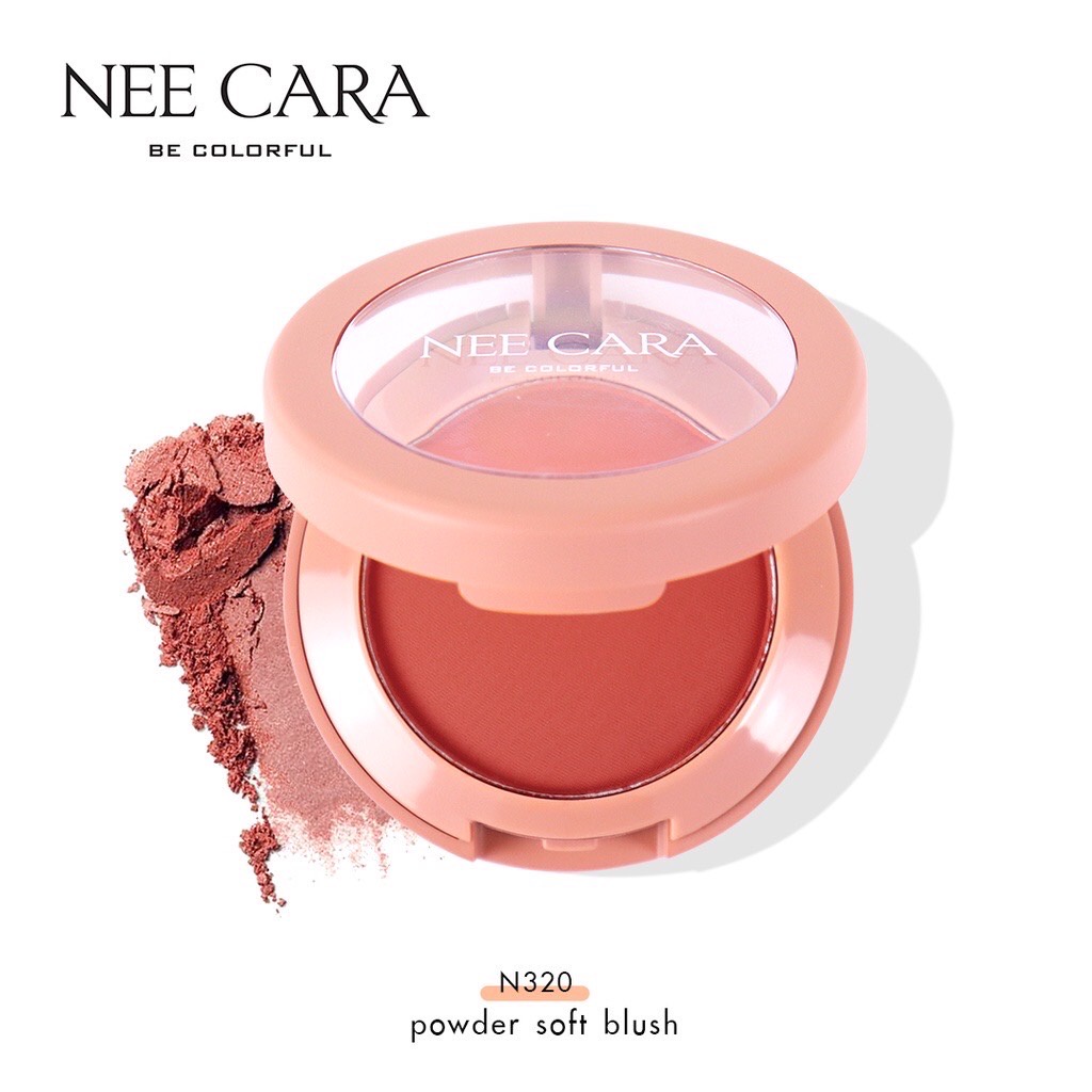 1ชิ้น-n320-nee-cara-นีคาร่า-powder-soft-blush-9กรัม-มีให้เลือก8เฉดสี