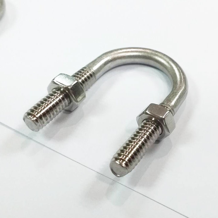 ภาพสินค้าเหล็กยึดท่อ สแตนเลส U-Bolt Clamp เหล็กยึดเสา เหล็กรัดท่อ สายรัดท่อ ที่รัดท่อ เข็มขัดรัดท่อ ยูโบลท์ พร้อมน๊อต จากร้าน realwoodpc บน Shopee ภาพที่ 3