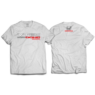 HH เสื้อซิ่ง VTEC งานสกรีนพรีเมี่ยม ใส่สบายไม่ร้อน เสื้อยืด สกรีนเต็ม Honda เสื้อยืดผ้าฝ้าย