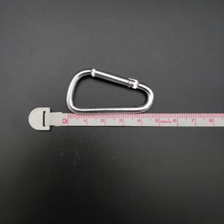 ภาพขนาดย่อของภาพหน้าปกสินค้าพวงกุญแจ 5 mini carabiner คาราไบเนอร์รูปที่ 5 รูปร่าง D จากร้าน taien2020 บน Shopee ภาพที่ 6