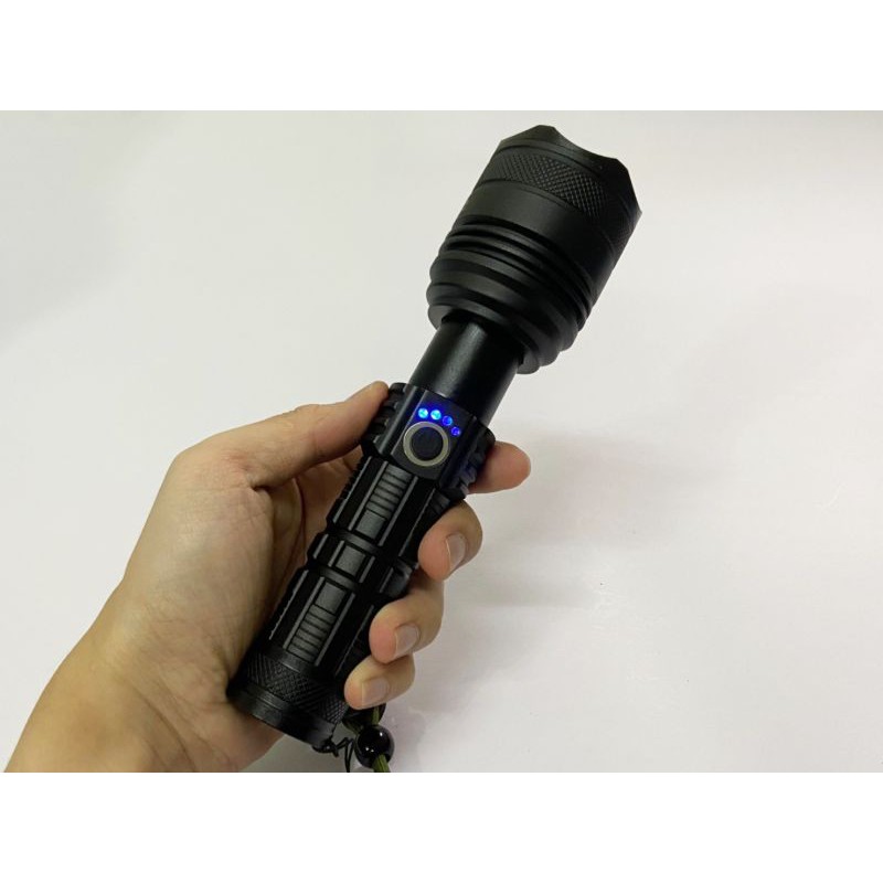 ไฟฉาย-t12-powerfull-ไฟฉายแรงสูง-ไฟฉายเดินป่า-xml-t12-90000-lumens-led-zoom-flashlight