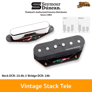 ภาพขนาดย่อของภาพหน้าปกสินค้าSeymour Duncan Pickups Vintage Stack Tele Neck & Bridge (STK-T1N & STK-T3B) จากร้าน tonegarages บน Shopee ภาพที่ 1