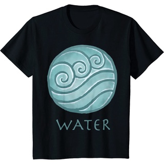 เสื้อยืด ผ้าฝ้าย พิมพ์ลายสัญลักษณ์ Avatar The Last Airbender Water Element สําหรับผู้ชาย