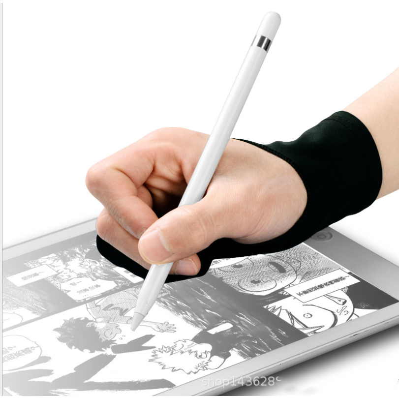 ถุงมือรองวาด-สำหรับการใช้งานเมาส์ปากกา-ป้องกันอุ้งมือขณะวาด