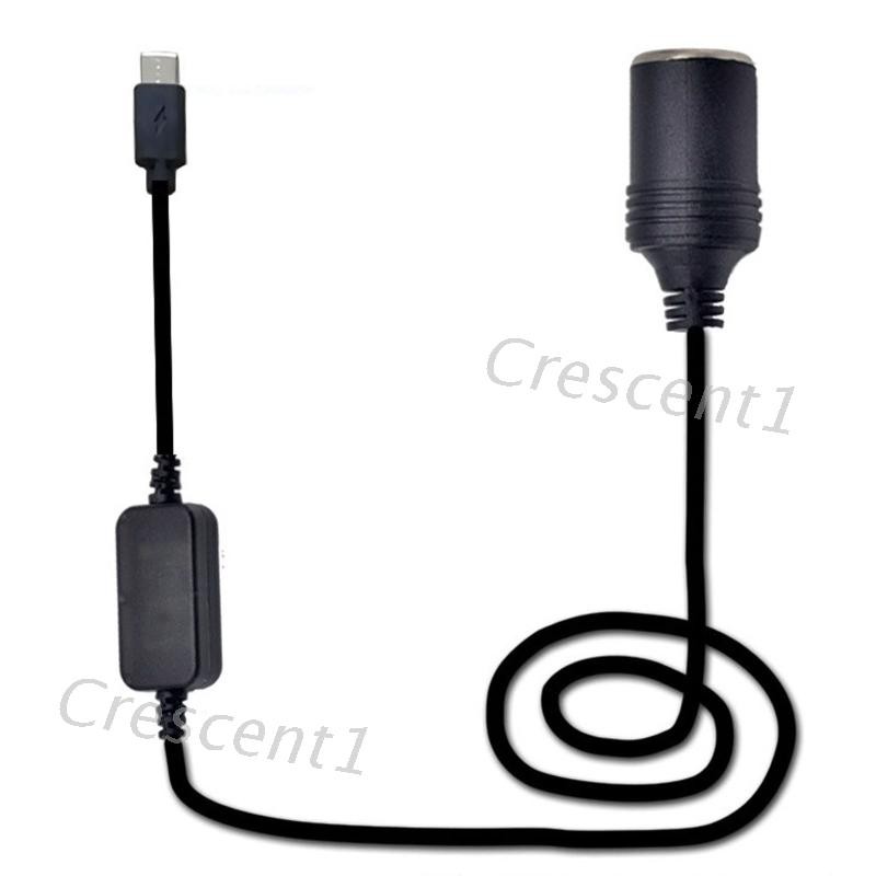 usb-c-pd-type-c-male-to-12v-car-socket-female-step-up-cable