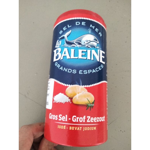 La Baleine Cros Sel Grof zeezout เกลือทะเลเม็ดหยาบ เสริมไอโอดีน 500