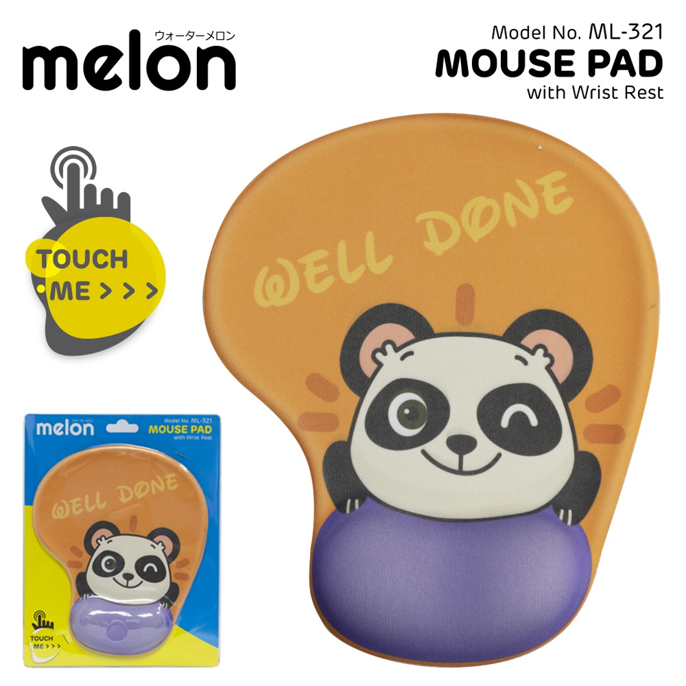 ภาพหน้าปกสินค้าMelon Mouse Pad GEL ML-320/ML-321/แผ่นรองเม้าส์แบบรองข้อมือ ลายการ์ตูนน่ารัก จากร้าน it.2u บน Shopee
