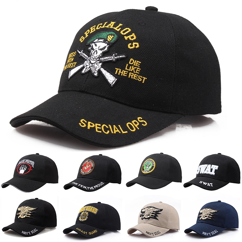 หมวกเบสบอลสไตล์ทหารสำหรับผู้ชาย
