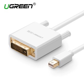 Ugreen 1 . 5 ม. Mini Dp To Dvi Gold Plated Tv / มอนิเตอร์ / โปรเจคเตอร์ / แล็ปท็อป / Desktop