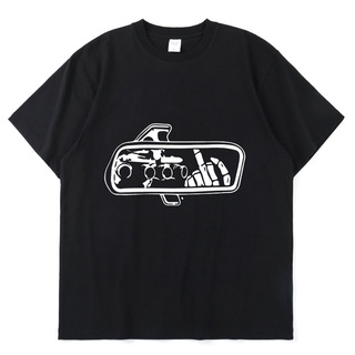 เสื้อยืดโอเวอร์ไซส์ส่งต่อ เสื้อยืดลําลอง แขนสั้น พิมพ์ลาย ทรงหลวม สไตล์ฮาราจูกุ เรียบง่าย แฟชั่นฤดูร้อน สําหรับผู้ชาย แล