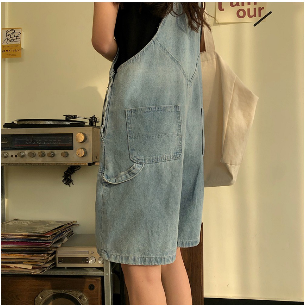 ภาพสินค้าNingFashion กางเกงยีนส์เอี้ยมขาสั้น (สีซีด) รุ่น 5049 จากร้าน ningfashion.shop บน Shopee ภาพที่ 6