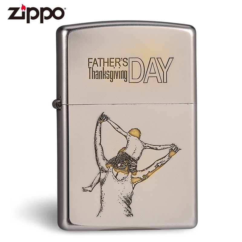 zippo-zippo-ของแท้-zippo-ไฟแช็กของแท้จากอเมริกา-ความรักของพ่อเหมือนภูเขา-น้ำมันก๊าดกันลม-มาพร้อมไฟแช็ก-ของขวัญวันพ่อ