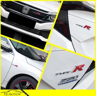 ภาพขนาดย่อของภาพหน้าปกสินค้าสติกเกอร์โลโก้โลหะ 3D TYPE R สําหรับติดตกแต่งรถยนต์ Honda Civic City Jazz Emblem Badge Marker จากร้าน yuanjian.th บน Shopee