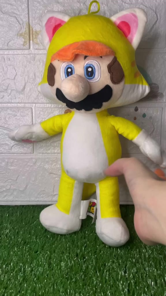 ตุ๊กตามาริโอ-ชุดแมว-น่ารักมาก-ภาค-super-mario-3d-world-super-mario-brothers-mario-yellow-cat-suit-12-stuffed-plush-toy