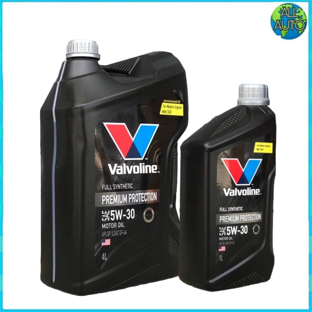 น้ำมันเครื่องเบนซิน-สังเคราะห์แท้-valvoline-วาโวลีน-พรีเมี่ยม-โปรเทคชั่น-5w-30-ล็อตใหม่