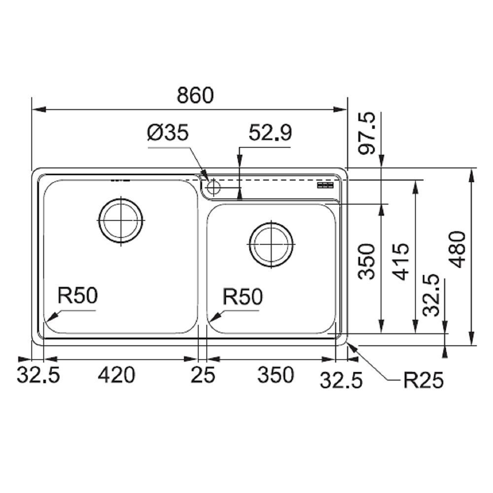 อ่างล้างจานฝัง-ซิงค์ฝัง-2หลุม-franke-bcx-620-42-35-สเตนเลส-อ่างล้างจาน-อุปกรณ์-ห้องครัว-อุปกรณ์-built-in-sink-franke-2b