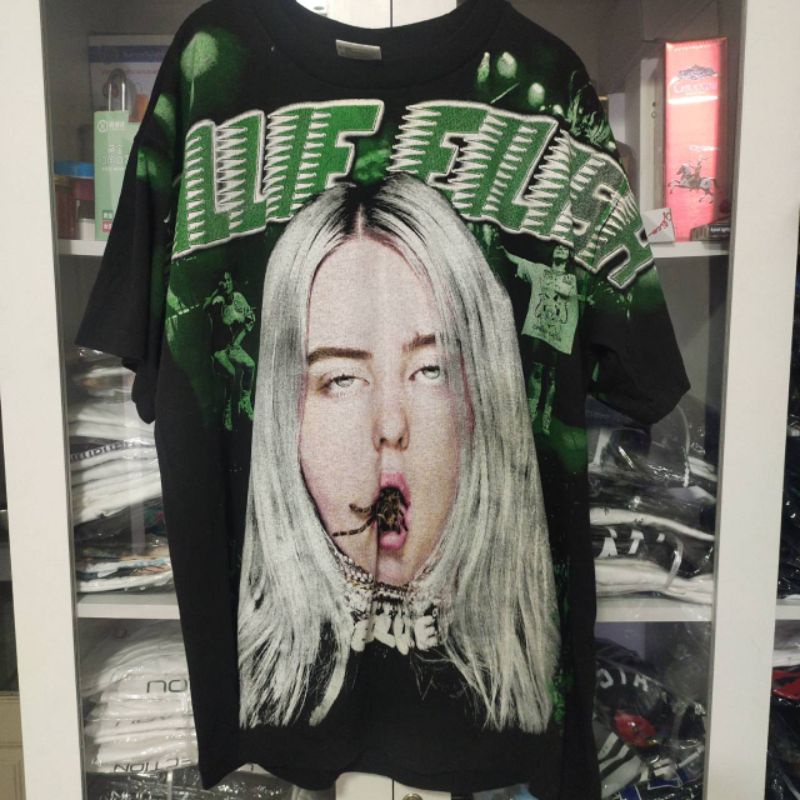 เสื้อยืด-billie-eilish-world-tour-overprint-เสื้อฮิปฮอป-ovp