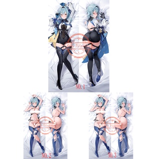 ปลอกหมอน แบบนิ่ม ลายอนิเมะ Eula Genshin Impact Dakimakura สําหรับตกแต่งบ้าน โซฟา รถยนต์ BDP1132