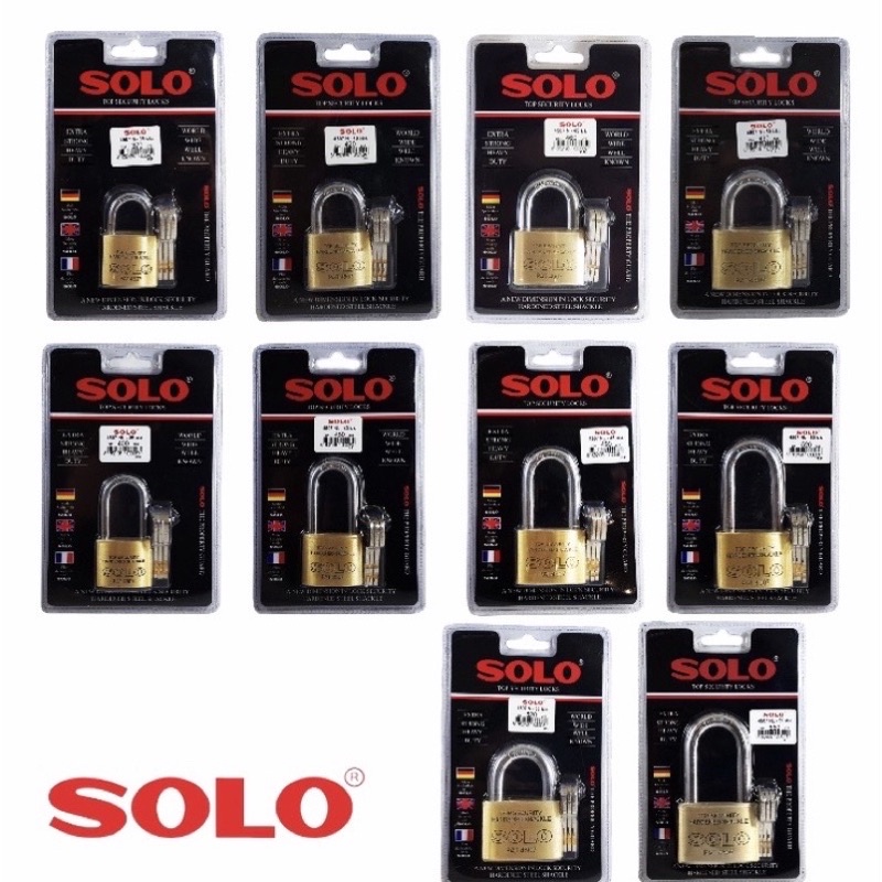 กุญแจโซโล-solo-4507n-ระบบลูกปืน