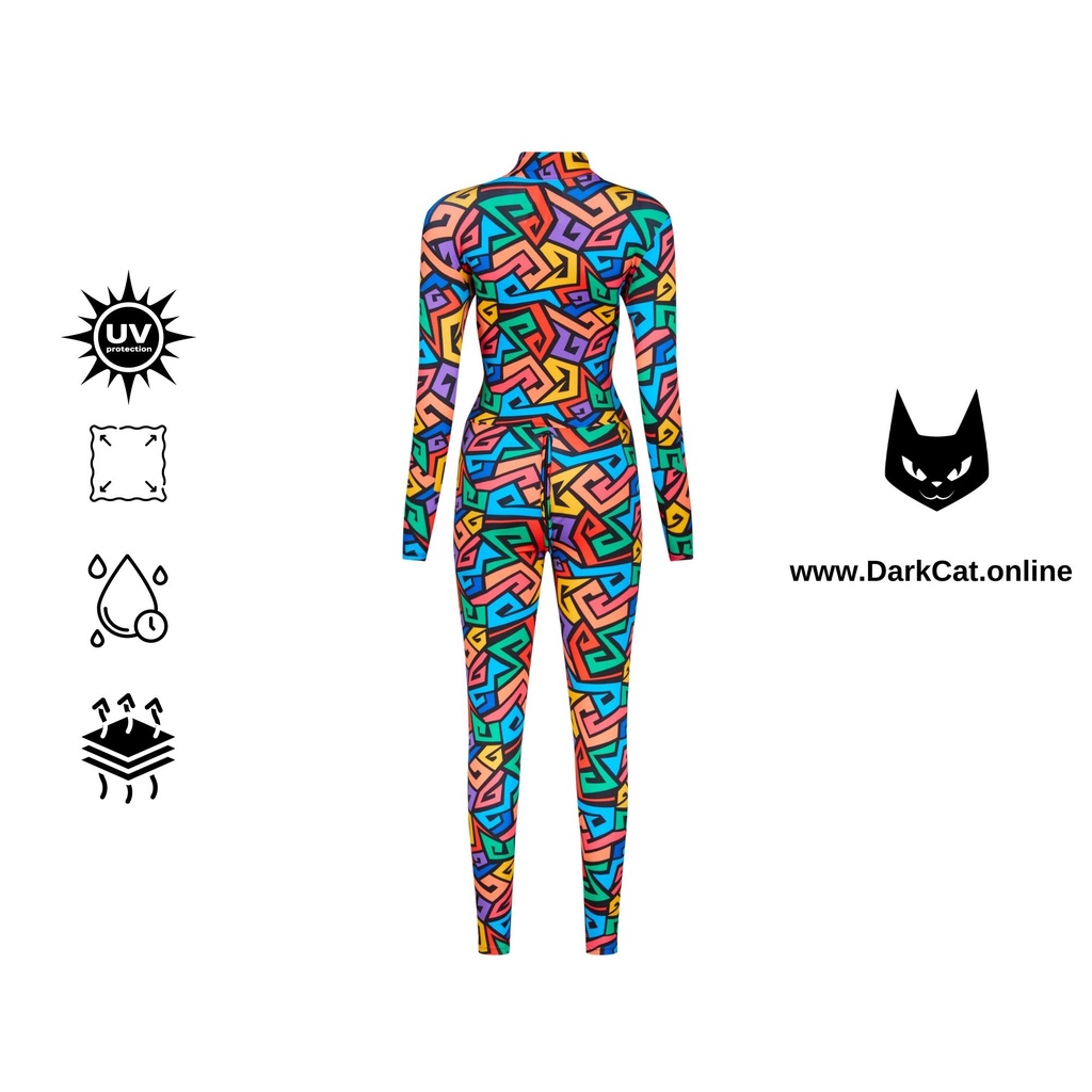 darkcat-bodysuit-ชุดกีฬา-outdoor-กัน-uv-สำหรับ-ตีกอล์ฟ-ว่ายน้ำ-ดำน้ำ-ฟรีไดร์ฟ-วิ่ง-เทรล-รุ่น-2easy-ลายrainbow-puzzle