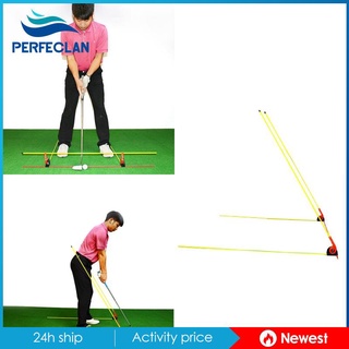 ภาพขนาดย่อของสินค้าAdjustable Golf Swing Trainer Folding Putter Posture Corrector Training Aids