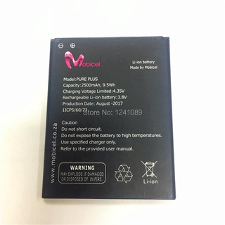 YCOOLY Mobile Phone Battery For Mobicel PURE PLUS Battery 2500mAh Long Standby Time  For Mobicel PURE PLUS Battery