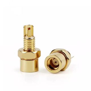 1 Piece Gold Plated Beryllium Copper MMCX Female Jack Solder Wire Connector PCB Mount Pin IE800 DIY Audio Plug Adapter.