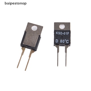 [baipestonop] 20-80℃ เทอร์โมสตัท สวิตช์เซนเซอร์ความร้อน ปิด/เปิด KSD-01F ♨ขายดี