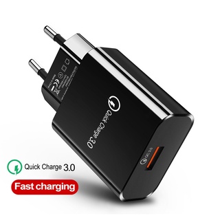 Elough QC 3.0 USB Charger Phone Charger Quick Charge 3.0 Wall Mobile Phone Fast Charger EU US Plug