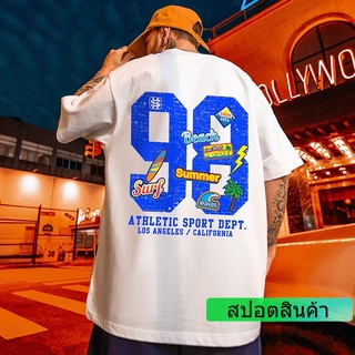 เสื้อยืดคอกลม แขนสั้น ผ้าฝ้าย โอเวอร์ไซซ์ พลัสไซซ์ สําหรับผู้ชาย ไซซ์ S-7XL