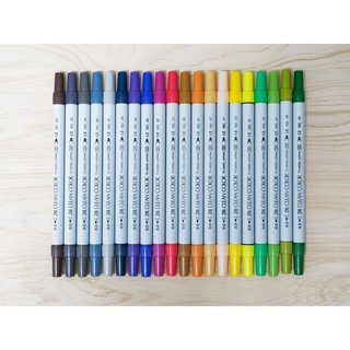 ภาพหน้าปกสินค้าปากกาสี 2หัว ZIG Cleancolor TC-6000 (part1/2) ซึ่งคุณอาจชอบสินค้านี้