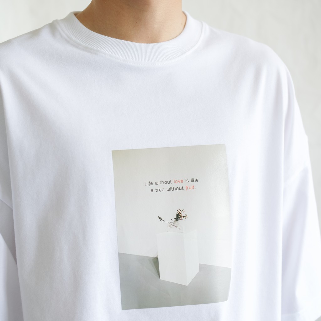 เสื้อยืดขายดีเสื้อยืดโอเวอร์ไซส์-gureto-tree-white-s-3xl