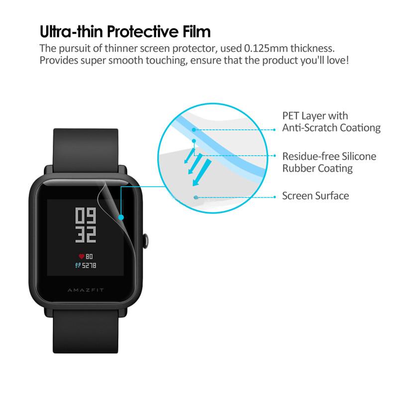 ภาพขนาดย่อของภาพหน้าปกสินค้าฟิล์ม Tpu ป้องกันใบหน้า สําหรับ Amazfit bip bip Lite 1S U U Pro bip 3 bip 3 Pro จากร้าน scoodi.th บน Shopee ภาพที่ 2