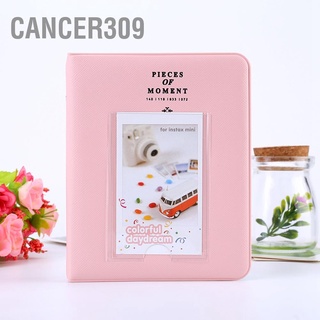 Cancer309 เคสอัลบั้มรูปภาพ 64 ช่อง สีชมพู สําหรับกล้อง Fuji Instax Mini8 7S 25 50S 90