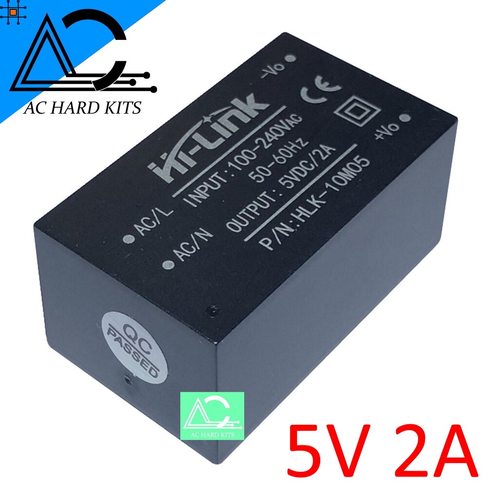 Module Alimentation Isolé 220V Vers 5V - HLK-10M05 - 10W 2000mA - Pour Projets Électroniques